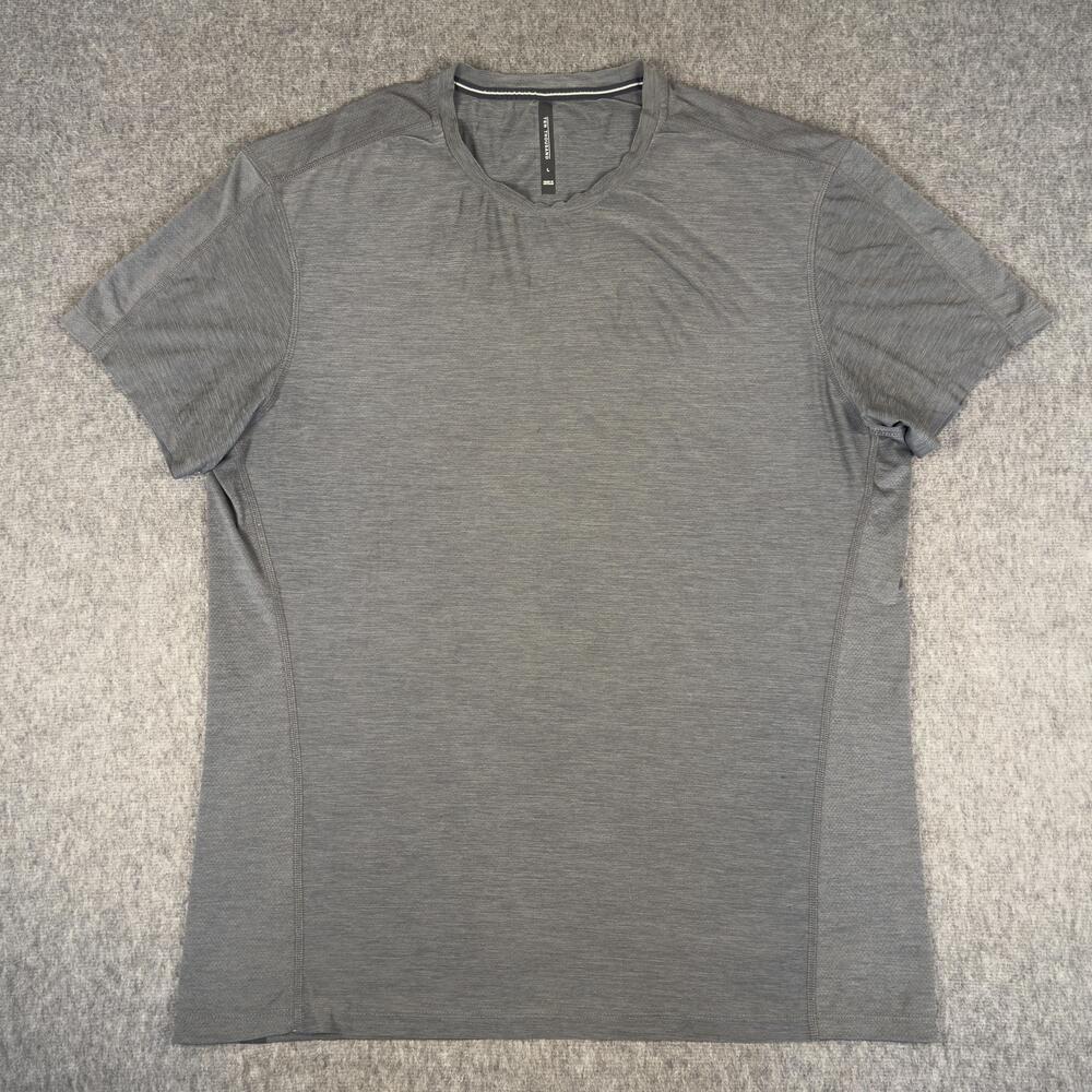 Ten Thousand Versatile Shirt Mens Large Gray Short Sleeve Performance Gym Tee